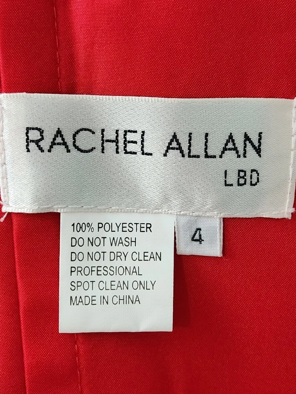 Rachel Allen L1085 Red Off-Shoulder Skirt Set
